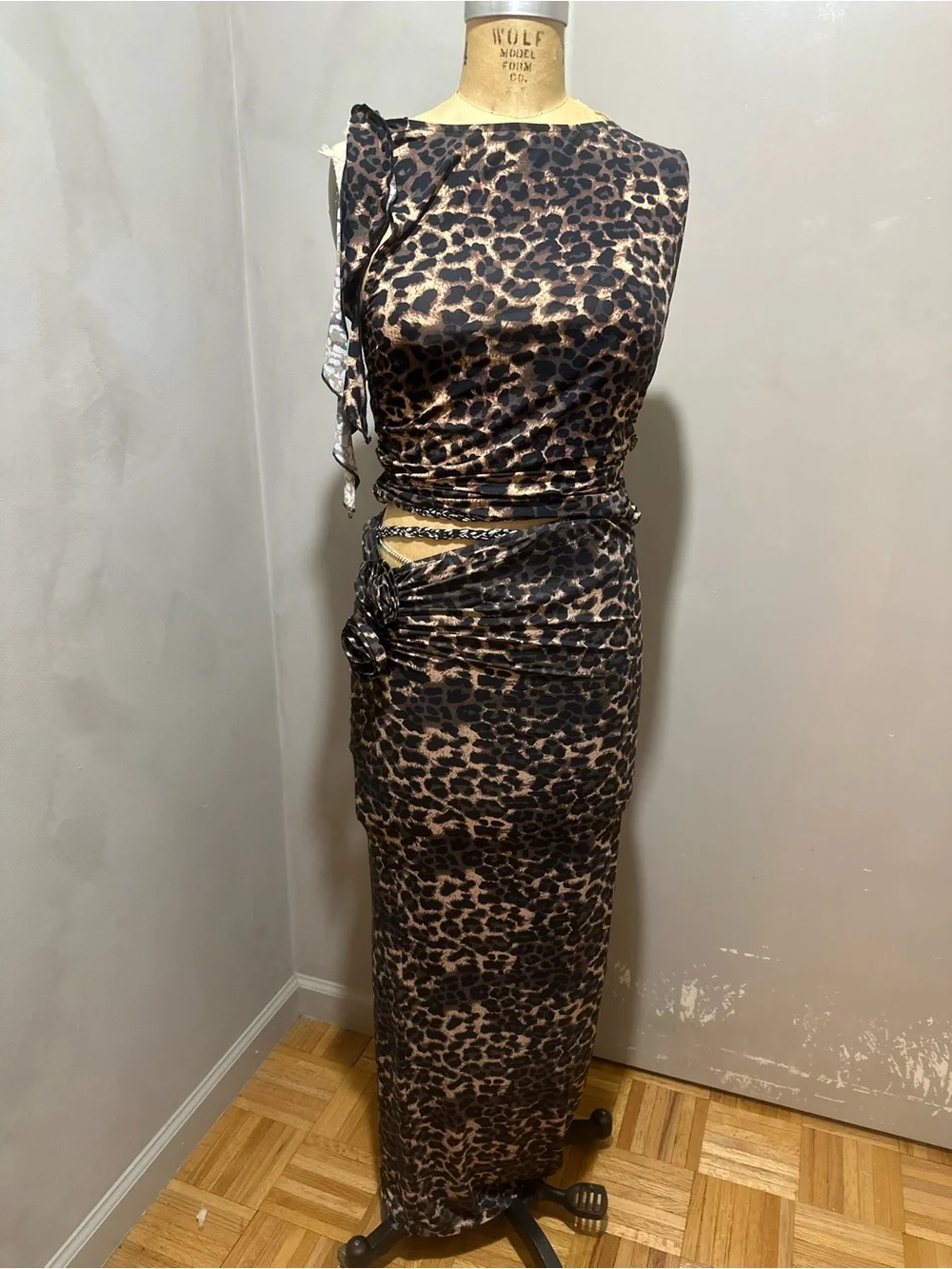 Lioness Leopard Print Two-Piece Set